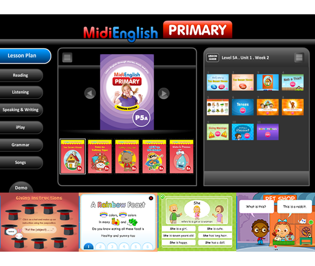 Classroom Multimedia | Primary | MidiEnglish